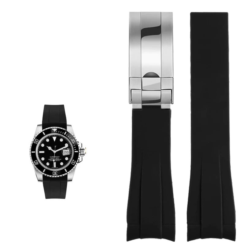 Rolex Watch Submariner - Bracelet de montre en silicone 20