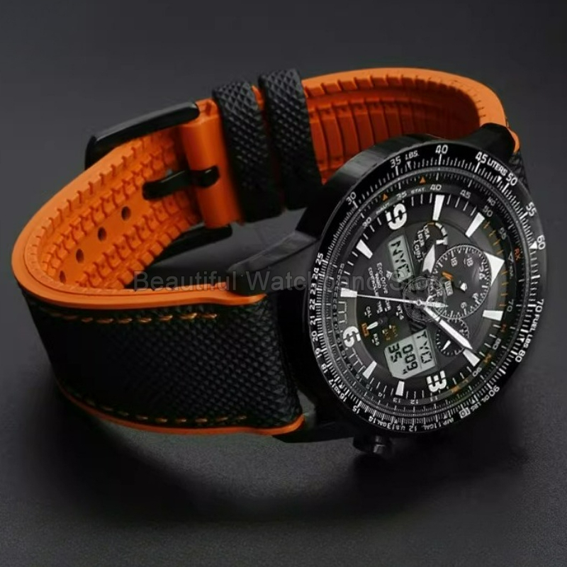 Citizen Watch Promaster - Bracelet de montre en silicone fluororubber