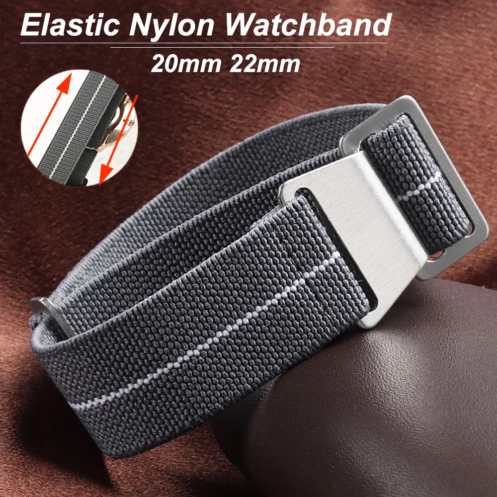 Parachute Strap Elastic - Bracelet de montre élastique des troupes