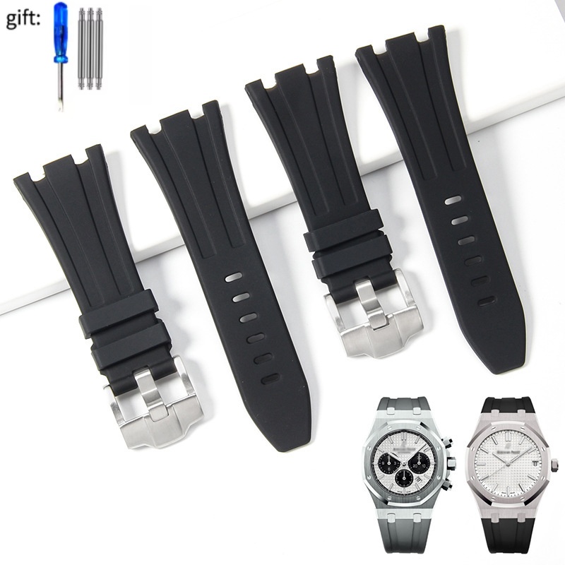 Audemars Piguet Watch Royal Oak Offshore - Bracelet de montre en caoutchouc et