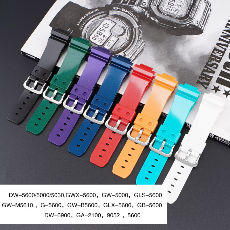 Casio Watch G-Shock Dw-5600 - Bracelet en silicone en résine pour