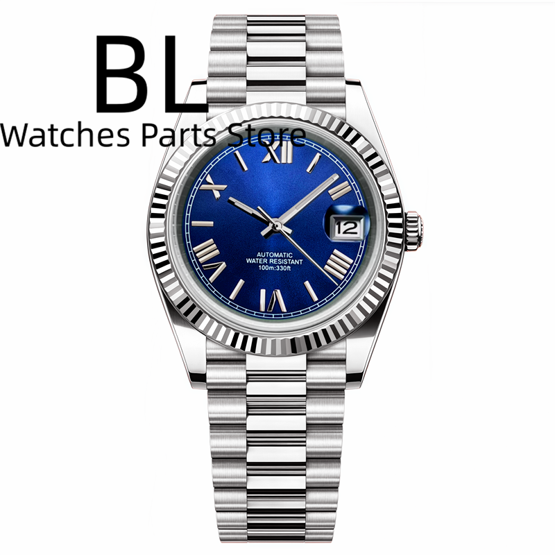 Rolex Watch Datejust - BLIGER 36mm39mm cadran à chiffres romains