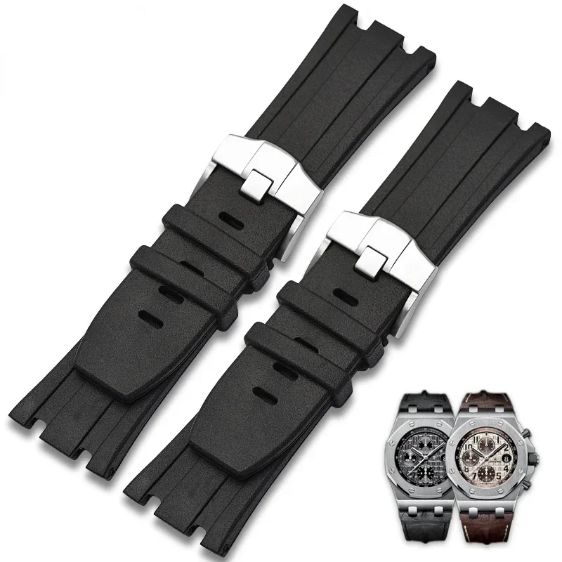 Audemars Piguet Watch Royal Oak Offshore - Bracelet de montre en caoutchouc pour