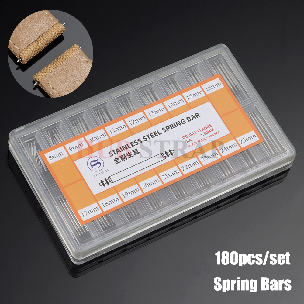 Spring Bar Tool Set - 180 pièces/kit Barres à ressort en