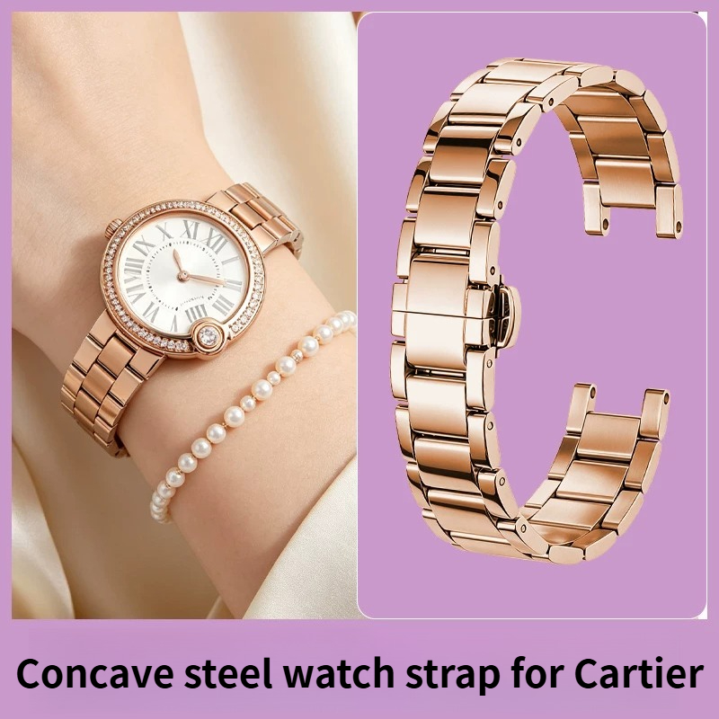Bracelet de montre en acier in - Cartier Watch Ballon Bleu avis et prix
