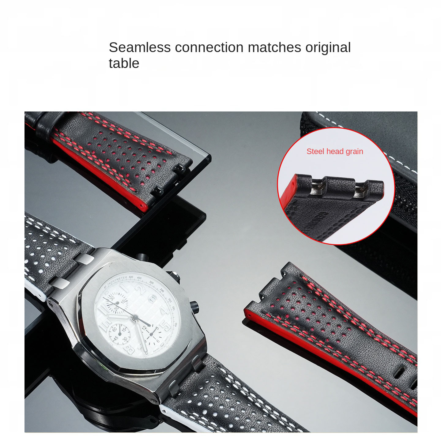 Bracelet en cuir de vache 28mm - Audemars Piguet Watch Royal Oak Offshore avis et prix