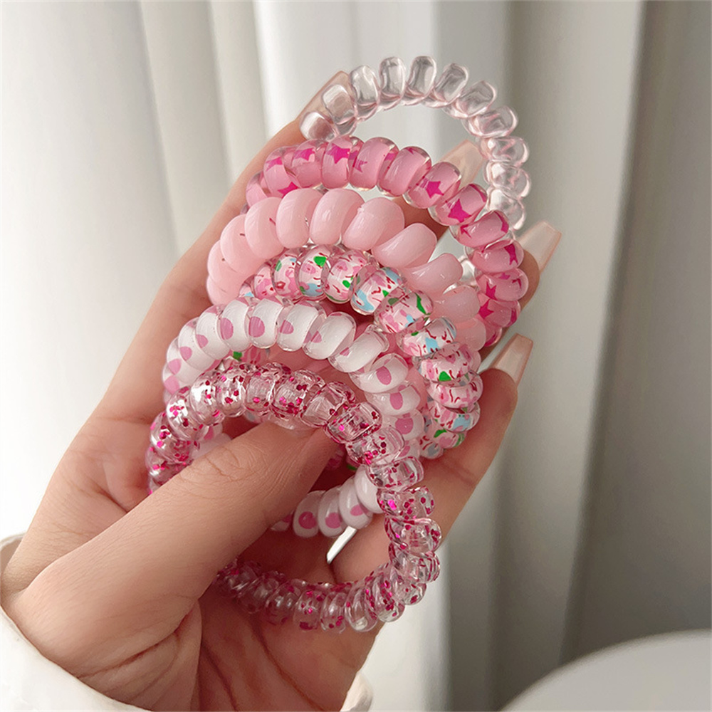 6 pièces d'élastiques à cheveu - Silicone Band Women avis et prix