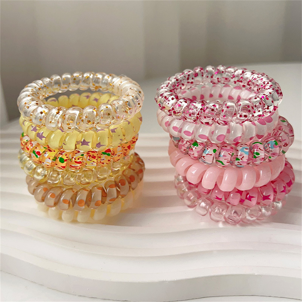 6 pièces d'élastiques à cheveu - Silicone Band Women avis et prix