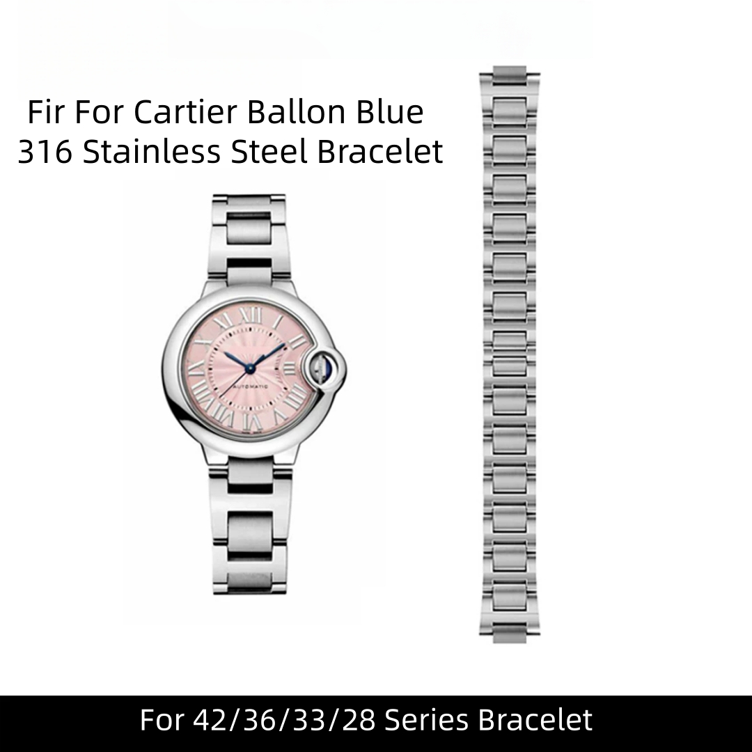 Bracelet en acier inoxydable 3 - Cartier Watch Ballon Bleu avis et prix