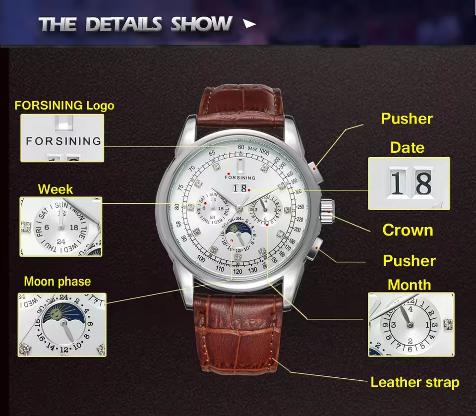 FORSINING réplique multifoncti - Rolex Watch Submariner avis et prix