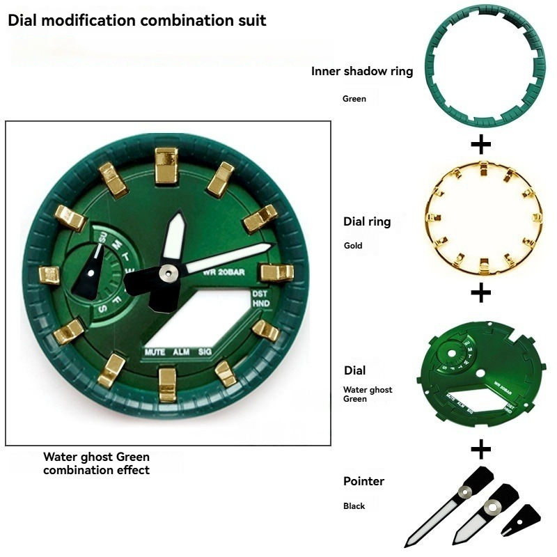 GA2100 combinaison MOD Kit mon - Casio Watch G-Shock Ga-2100 avis et prix