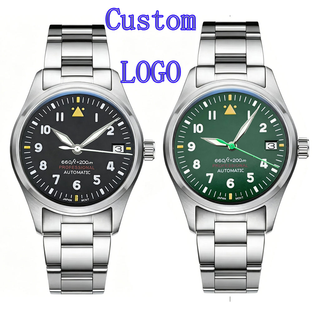 Montre de pilote personnalisée - Stainless Bracelet Diver avis et prix