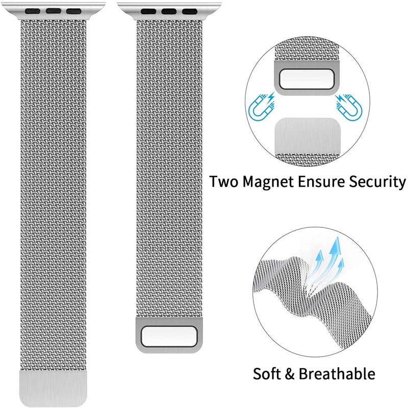 Boucle milanaise pour bracelet - Milanese Loop Magnetic avis et prix