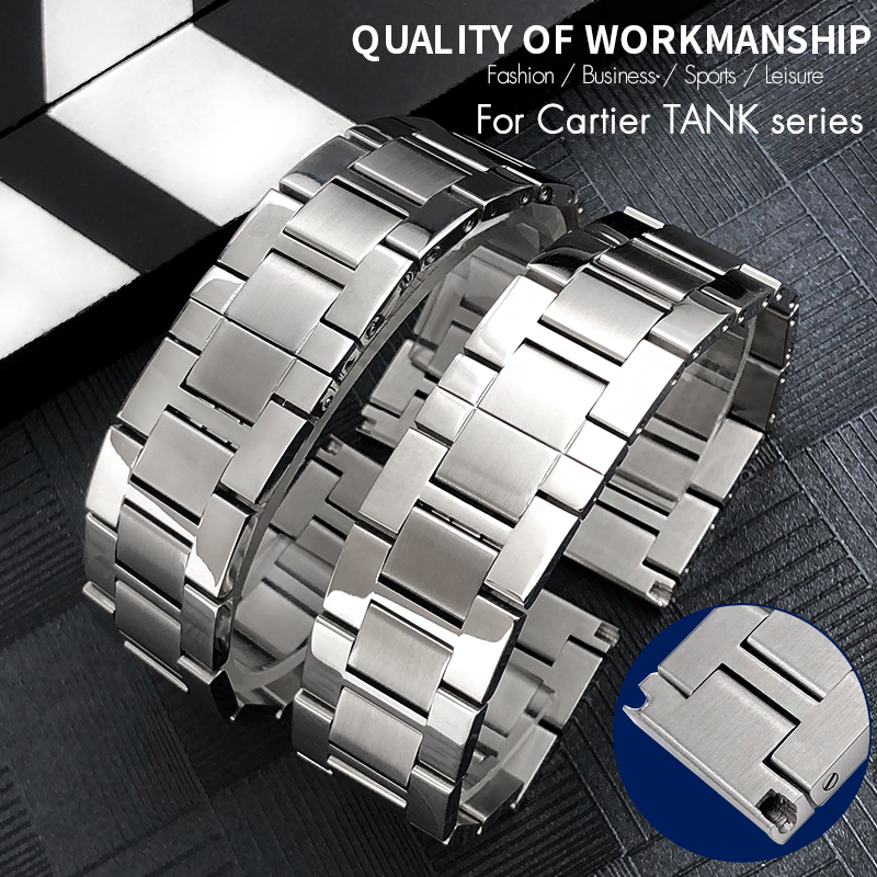 Bracelet de montre en acier in - Cartier Watch Tank avis et prix